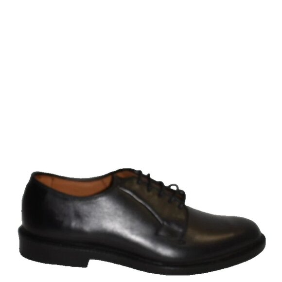 New! Allen Edmonds Leeds Plain Toe Derby Black 9.5 D 9523 DD502